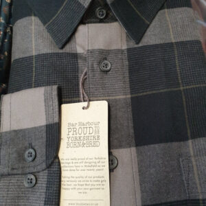 Bar-Harbour-Grey-Check-Shirt