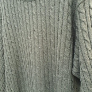 Invicta-cable-knit-jumper-green