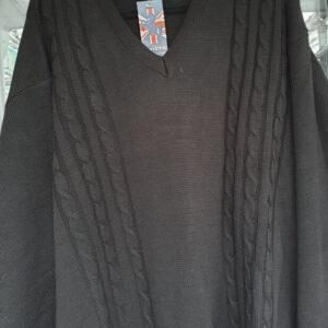 Invicta-v-neck-jumper-black