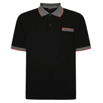 Espionage Black Polo Shirt