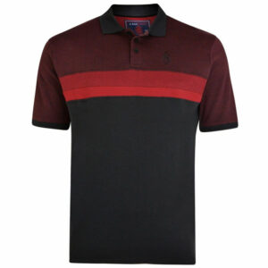 Forge Burgundy Dobby Weave Polo Shirt