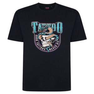 Espionage Tattoo Print T Shirt