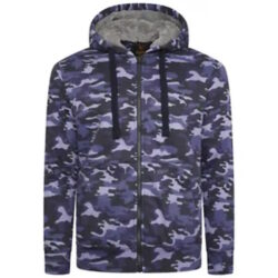Forge Navy Sherpa Lined Hoody